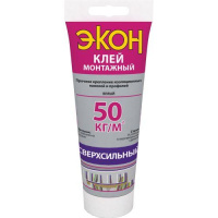 Клей монтажный "ЭКОН Сверхсильный" 200г туба  Б0023010