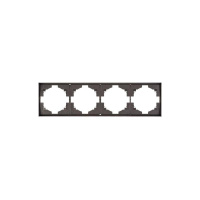 Рамка STRONG 4-постовая MIELE графит  KR-78-0754-6