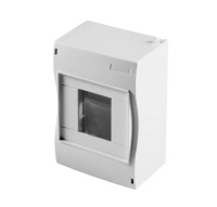 Бокс ОП 4м без защ. шторок IP40 сер.  КМ2040-03-И