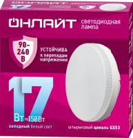 Лампа светодиодная 90 432 OLL-GX53-17-230-6.5K (PRO 90-240В)  90432