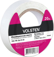 Изолента V02-7W-18х19-20 0.18х19мм (рул.20м) бел.  9783