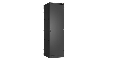 Шкаф напольный 19дюйм 42U промышл. цельнометал. двери IP54 Ш600хВ2070хГ800мм черн.  TFM-426080-MMMM-BK