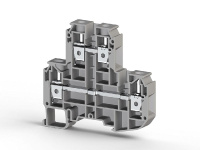 Клеммник 2-х ярусный 10кв.мм сер. PIK10N  319909