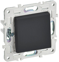 Выключатель 1-кл. SKANDY 10А SK-V01G графит  SK-V10-0-10-K53