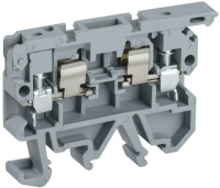 Клемма винтовая КВИ-4-П с держат. предохр. 5х20 сер.  YZN30-004F-K02