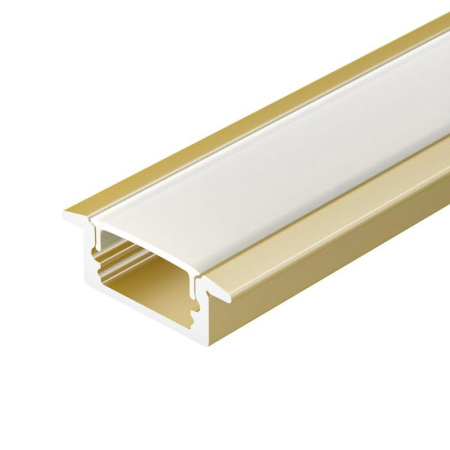 Профиль LINE-2308-F-2000 ANOD GOLD 2м алюм.  039989