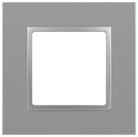 Рамка 1-м Elegance 14-5011-03 Classic алюм.  Б0060573