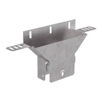 Ответвитель для лотка вертикальный 100х50 Стандарт с крышкой  PR16.0934