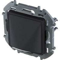 Вывод кабеля Inspiria с зажимом для крепления антрацит Leg 673893 Вывод кабеля Inspiria с зажимом для крепления антрацит Leg 673893