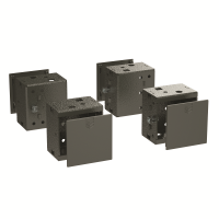 Комплект угловых элементов с пластиковыми заглушками В=100мм (уп.4шт)  306872