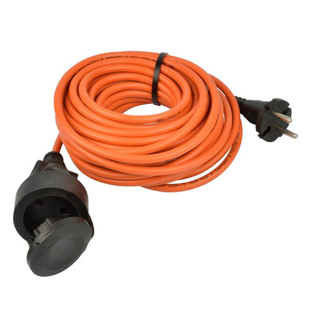 Удлинитель 1х10м без заземл. 6А IP44 UG/UCK-1N/2х0.75/10M/O Orange ПВС 2х0.75 оранж. (бухта)  UL-00009858