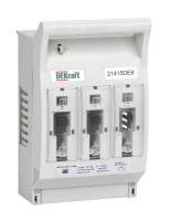 Предохранитель-выключатель-разъединитель горизонтальный 160А 3ф отключение 1НО+1НЗ навесной монтаж на шину ПВР-102  21410DEK