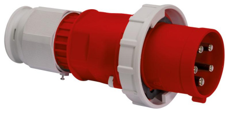 Вилка кабельная 125А 5п 3P+N+PE 6ч 400В IP67  2199