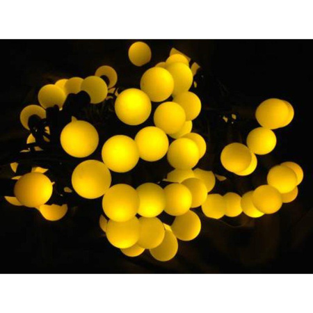 Гирлянда "Матовые шарики" OLDBL100-Y-E100 LED 2.4см желт.  4690601004338