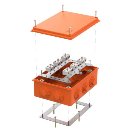 Коробка огнестойкая ОП 40-0320-FR6.0-4-12-Р Е15-Е60 RAL2004 200х150х75 (уп.5шт)  40-0320-FR6.0-4-12-Р