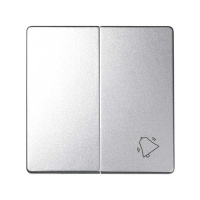 Клавиша двойная с пиктограммой "звонок" для 75301-39 82 Detail алюм. 82027-93