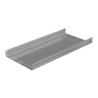 Лоток листовой неперфорированный 500х80 L3000 сталь 1.5мм "БЫСТРЫЙ МОНТАЖ ПЛЮС" LNplus80-500-1.5-3000 HD гор. оцинк. КМ PL1298