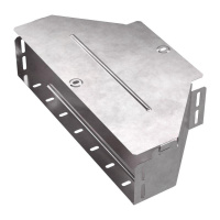 Переходник для лотка симметричный 400х200х100 с крышкой Стандарт  PR16.0654