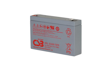 Аккумулятор 6В 9А.ч  HRL634W F2 FR 