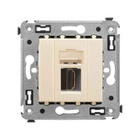 Розетка HDMI 1-м СП Avanti "Ванильная дымка" тип А-А  4405253