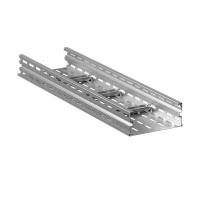 Лоток лестничный с неперфорированным дном LHT 900х80 L3000 сталь 1.5мм гор.оцинк.  LHT-B.9008.3015.HDZ