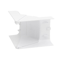 Угол для кабель-канала внутренний изменяемый 70-120град. 110х50 с разделит.  01051