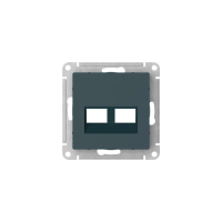 Накладка двойная AtlasDesign для информационных функций типа Keystone изумруд. SE ATN000890