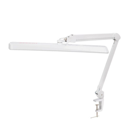 Лампа настольная бестеневая на струбцине ECO light 324 SMD LED с диммером тепл./холод. свет свечения бел.  31-0410