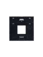 Накладка для 1-го суппорта/разъема типа 2017... и/или 2018... 2 мод. Zenit антрацит  2CLA221810N1801