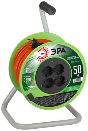 Удлинитель на катушке 4х50м без заземл. RP-4-2x1.5-50m ПВС 2х1.5  Б0059784