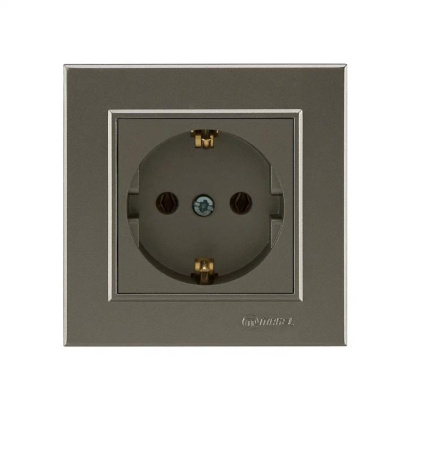 Розетка с/з СП Karea 16А IP20 бел. керамика  56052008