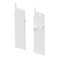 Заглушка PLINTUS-H73-F WHITE пластик (комплект)  043598 Заглушка PLINTUS-H73-F WHITE пластик (комплект)  043598