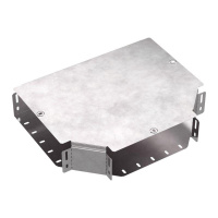 Ответвитель для лотка Т-образ. 300х100 Стандарт с крышкой  PR16.0443