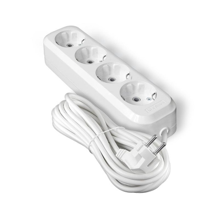 Удлинитель 4х5м с заземл. IP20 Е-304А ПВС 3х1.5  1731