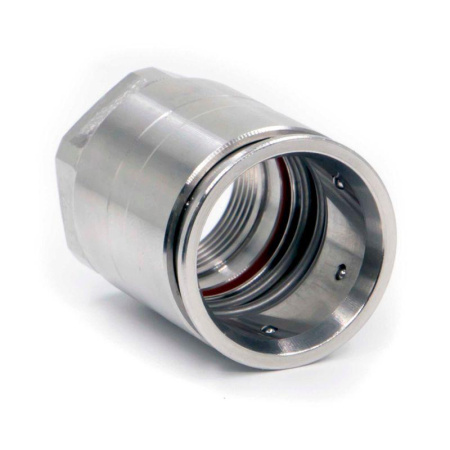 Муфта труба-коробка d40мм IP66/IP67 М40х1.5 внутренняя резьба нержавеющая сталь AISI 303  6112-40X