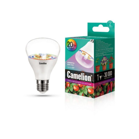 Лампа светодиодная LED20-PL/BIO/E27 20Вт 220В для растений  14310