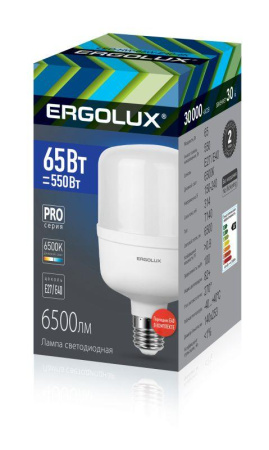 Лампа светодиодная LED-HW-65W-E40-6K PRO 65Вт 6500К холод. бел. E27/E40 150-270В  14330