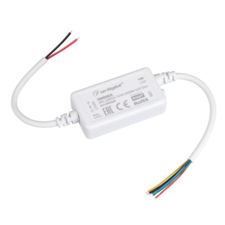 Диммер ARL-SIRIUS-TUYA-RGBW-SUF Slim (12-24В 4х1.5А 2.4G) (IP20 пластик)  032349