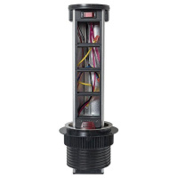 Мини-колонна встраиваемая с беспроводной зарядкой 15Вт 8 модулей C-Line  cl-vmkwс-8-s