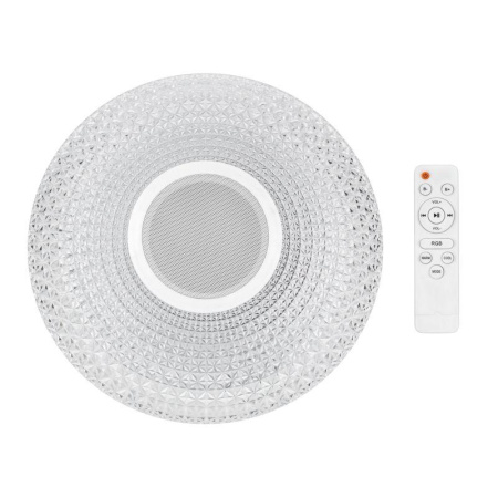 Светильник светодиодный Satori Melody 2700-6500К настенно-потолочный RGB Bluetooth Sound с пультом и APP  624-001