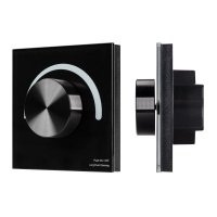 Панель SMART-P91-DIM-G-SUF Black 230В Rotary 2.4G IP20 пластик  028425 Панель SMART-P91-DIM-G-SUF Black 230В Rotary 2.4G IP20 пластик  028425