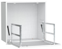 Шкаф встраиваемый потол. 6U 600х600мм дверь метал. бел. LINEA R  LR16-6U66-MF