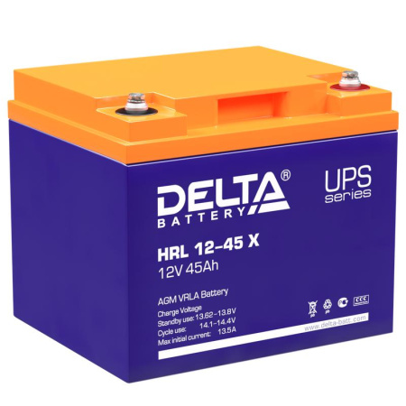 Аккумулятор профессиональный 12В 45А.ч  HRL 12-45 X