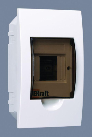 Корпус встраиваемый ЩРВ-П-4 22х13х9 4мод. IP41 пластик.  31001DEK