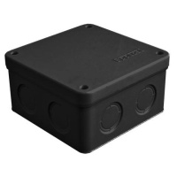 Коробка распределительная ОП 105х105х56мм IP54 7 выходов без гермовводов крышка на винтах материал - полипропилен черн. Epplast 115065 Коробка распределительная ОП 105х105х56мм IP54 7 выходов без гермовводов крышка на винтах материал - полипропилен черн. Epplast 115065