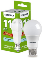 Лампа светодиодная A60 11Вт грушевидная 6500К E27 230В промо  LL-A60-11-230-65-E27-G