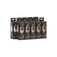 Лампа светодиодная филаментная Black Filament 5Вт свеча 2700К тепл. бел. E14 420лм диммир.  103801105-D