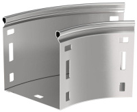 Угол для лотка плавный 45град. 100х80 Г01 ESCA  CPG01-0-45-080-100