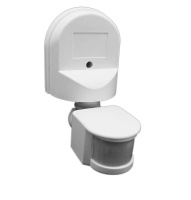 Датчик движения DD-01 настенный 180град. 800Вт 10-420с 5-12м 3-2000Лк IP44 бел.  25823 0