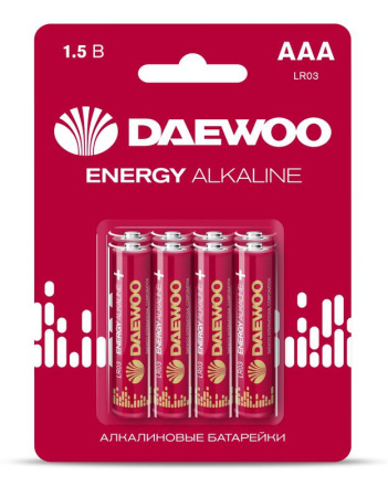Элемент питания алкалиновый AAA/LR03 1.5В Energy Alkaline 2021 BL-8 (уп.8шт)  5031111